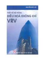 Ebook thiết kế hệ thống điều hành không khí VRV  phần 1   NXB giáo dục việt nam