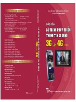 Giáo trình lộ trình phát triển thông tin di động 3g lên 4g  tập 1   TS  nguyên phạm anh dũng