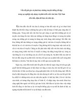 Vấn đề giữ gìn và phát huy những truyền thống tốt đẹp trong sự nghiệp xây dựng và phát triển nền văn hóa việt nam tiên tiến, đậm đà bản sắc dân tộc  