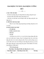 DAO ĐỘNG tắt dần doa động cưỡng bức 