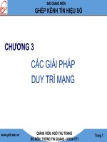 Bài giảng ghép kênh tín hiệu số  chương 3   GV  ngô thu trang