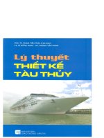 Giáo trình lý thuyết thiết kế tàu thủy  phần 1   PGS TS  phạm tiến tỉnh (chủ biên)