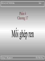 Bài giảng cơ sở thiết kế máy phần 4  chương 17   trần thiên phúc