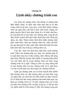 lập trình PLC điều khiển máy bán nước tự động, chương 10 