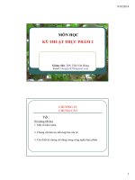 Bài giảng kỹ thuật thực phẩm 2  chương 6   ths  trần văn hùng