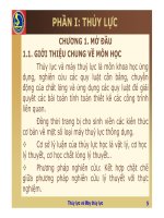 bài giảng thủy lực va máy thủy lực