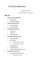 Kế hoạch marketing   honda việt nam