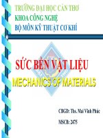 Bài thuyết trình sức bền vật liệu  chương 4