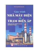 Giáo trình nhà máy điện và trạm biến áp  phần 1   nguyễn hữu khái (chủ biên)