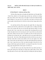 NHỮNG TIỀN đề KHÁCH QUAN CHO sự RA đời của TRIẾT học mác LÊNIN 