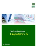 Kỹ năng bán dịch vụ tư vấn