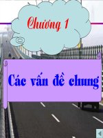 Bài giảng sửa chữa đường ô tô   chương 1