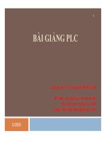 Bài giảng PLC   TS nguyển minh tuấn