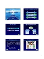 Bài giảng hóa học đại cương  chương 7   GV  quách an bình