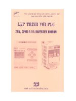 Giáo trình lập trình với PLC zen, CPM1 a, và inverter OMRON  phần 1   ths  nguyễn tấn phước