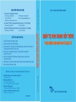 Ebook quản trị kinh doanh viễn thông theo hướng hội nhập kinh tế quốc tế   GS TS NGƯT  bùi xuân phong