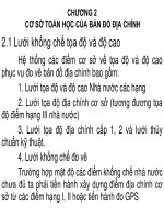 Bài giảng bản đồ địa chính   chương 2  cơ sở toán học của bản đồ địa chính