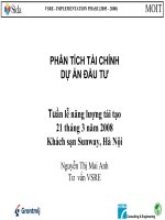 Báo cáo  phân tích tài chính dự án đầu tư   nguyễn thị mai anh