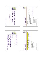 Bài giảng hệ thống viễn thông  chương 1   ths  huỳnh thụy bảo trân 