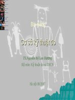 Bài giảng cơ sở kỹ thuật đo   TS  nguyễn thị lan hương