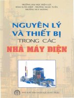 Ebook nguyên lý và thiết bị trong các nhà máy điện  phần 1   đh điện lực