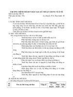 Chương trình môn học kỹ thuật chung về ô tô (trình độ trung cấp nghề) 