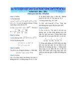 Đề thi chọn học sinh giỏi lớp 9 có đáp án môn: Toán  Thành phố Hà Nội (Năm học 20112012)