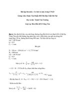 Bài tập lớn môn cơ khí và máy trong CNLD 