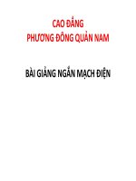 Bài giảng ngắn mạch điện  chương 4   cđ phương đông 