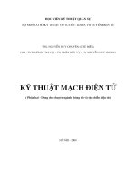 Giáo trình kỹ thuật mạch điện tử   ths  nguyễn duy chuyên