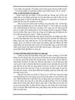 Vai TRÒ của QUỐC tế CỘNG sản với PHONG TRÀO CÁCH MẠNG VIỆT NAM 