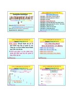 Bài giảng lập và thẩm định dự án đầu tư  chương 4   PGS  nguyễn thống