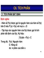 Bài giảng toán kinh tế  chương 6   nguyễn ngọc lam