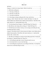 Đề cương luận văn Bài hát đồng dao trong hoạt động ngoại khóa ở trường tiểu học hoàng lê – TP  hưng yên – hưng yên