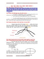 Bài tập trắc địa 