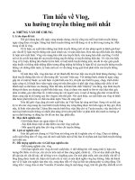 Tìm hiểu về Vlog, xu hướng truyền thông mới nhất