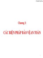 Bài giảng an toàn điện  chương 3   ths  nguyễn công tráng