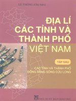 Ebook địa lí các tỉnh và thành phố việt nam (tập 6)  phần 1   NXB giáo dục