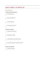 Trắc nghiệm sinh lý nơron