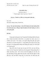 Nêu một tình huống có vấn đề để phân tích tình huống kiểm tra nội bộ giáo dục  dùng lý luận để phân tích tình huống và chỉ ra cách giải quyết  