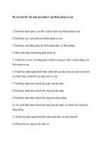 Bộ câu hỏi thi vấn đáp học phần luật hiến pháp tư sản 