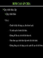 Bài giảng bơm cao áp chia