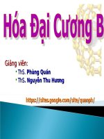 Hóa đại cương b   th s phùng quán   nguyễn thu hương