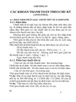 Ebook bài giảng toán tài chính  phần 2   TS  nguyễn trung trực, ths  đặng thị trường giang