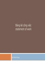 Bảng kê công việc   bùi minh phung