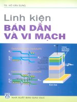 Linh kiện bán dẫn và vi mạch   TS  hồ văn sung