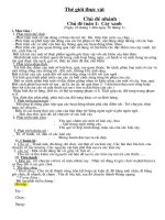 giáo án mầm non chủ đề thế giới thực vật cây xanh 