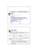 Bài giảng trường điện từ   chương 4  trường điện từ dừng