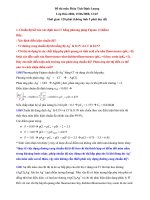 Đề thi môn phân tích định lượng 