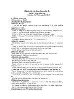 đánh giá thực hiện chủ đề trường mầm non của bé 